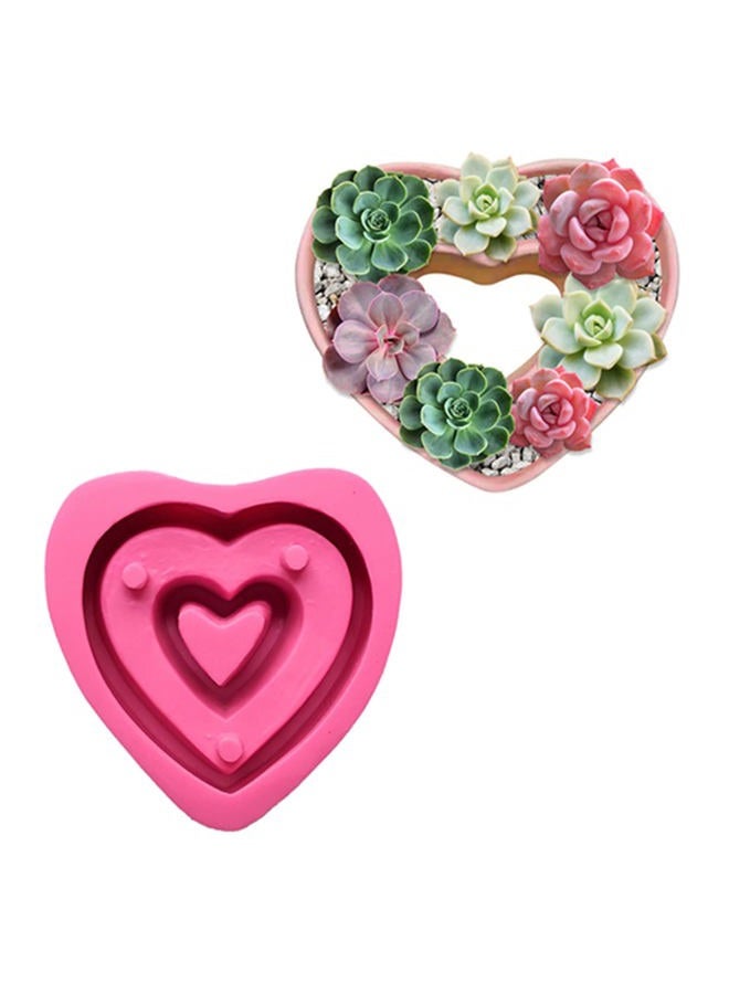 NINEXY Silicone Concrete Flower Pots Molds,Silicone Planter Molds I Love U Design Succulent Plant Flowerpot Moulds Cement Clay Molds DIY Handcraft Decoration Tool - Image 1