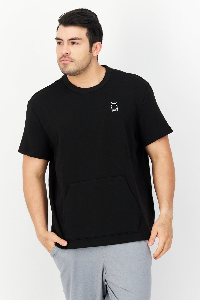 PUMA Men Sportswear Fit Embroidered Outdoor T-shirts, Black  - Image 1
