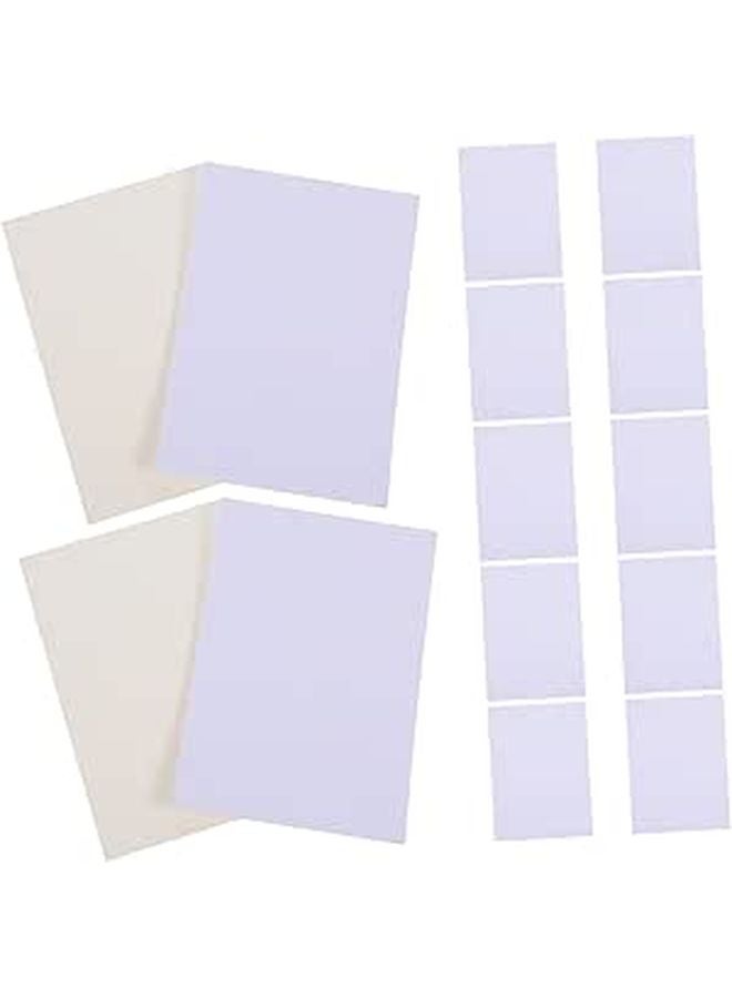 Pre Cut Picture Matting 20 Pack Acid Free Photo Backing Board for Frames - Image 1