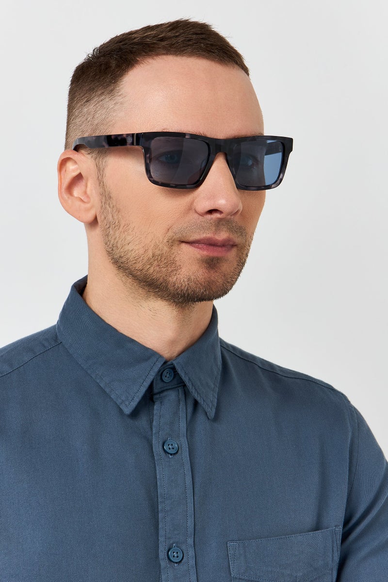 Timberland Men TB0004252D55 Square Sunglasses, Multicolor - Image 2