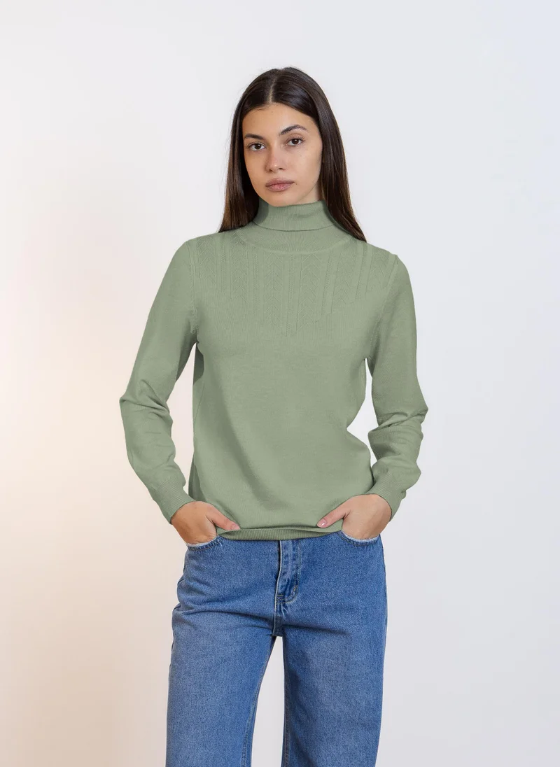 شايبس DETAILED RIBBED SWEATER
