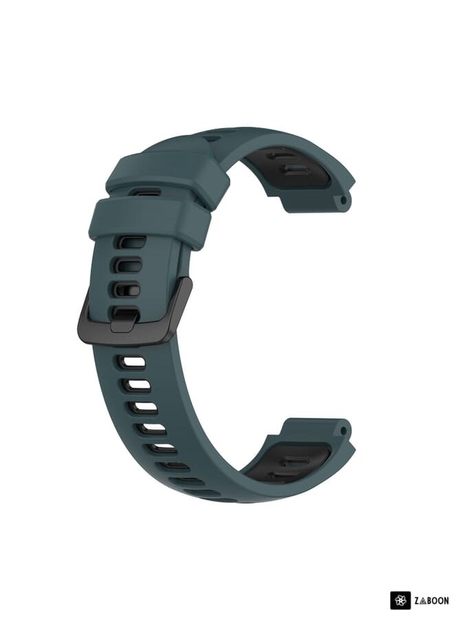 Zaboon - Replacement Band For Garmin Approach S5 Two-Color Silicone - Image 1