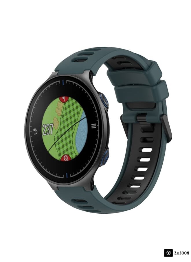 Zaboon - Replacement Band For Garmin Approach S5 Two-Color Silicone - Image 1