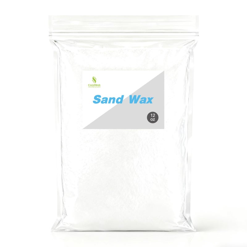 CandMak Candle Sand Wax, Pearled Candle with 10 Wicks for Sand Candle Making (12 Oz) - Image 1