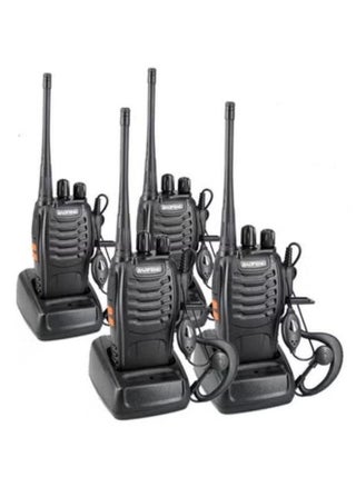 (Pack of 4) BF-888S Portable Long Range Rechargeable Handheld 16 Channels Two-Way Radio with Earpiece | Clear Communication for Outdoor, Events, Travel, and Security - pzsku/Z5748867BA6FE1221E22BZ/45/_/1739038693/10bd2daa-60d8-461b-8db2-20a5f534a86c