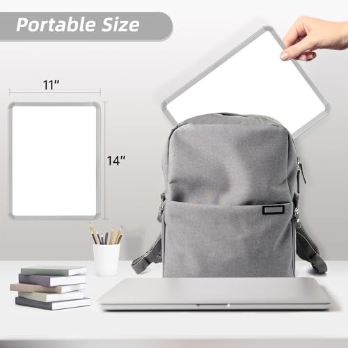 VUSIGN Small White Board Dry Erase, 14'' x 11'' Magnetic Dry Erase Board, Mini Whiteboard with Markers for Kids, Students, Fridge, Wall, Locker - Image 5