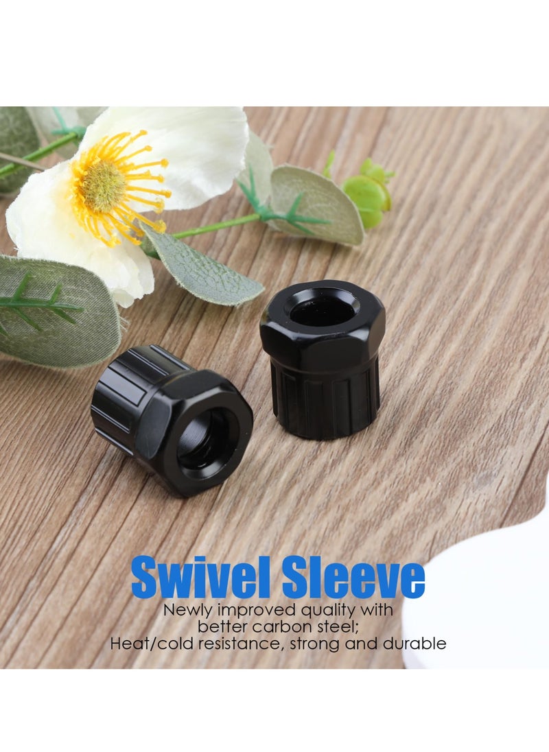 SYOSI 4 Pcs Bike Cassette Lockring Tool Mountain Bike Cassette Removal Tool Bicycle Freewheel Remover Repair Lockring Tool for Bikes for Shimano, SRAM Sun Race, SunTour(Black)  - Image 5
