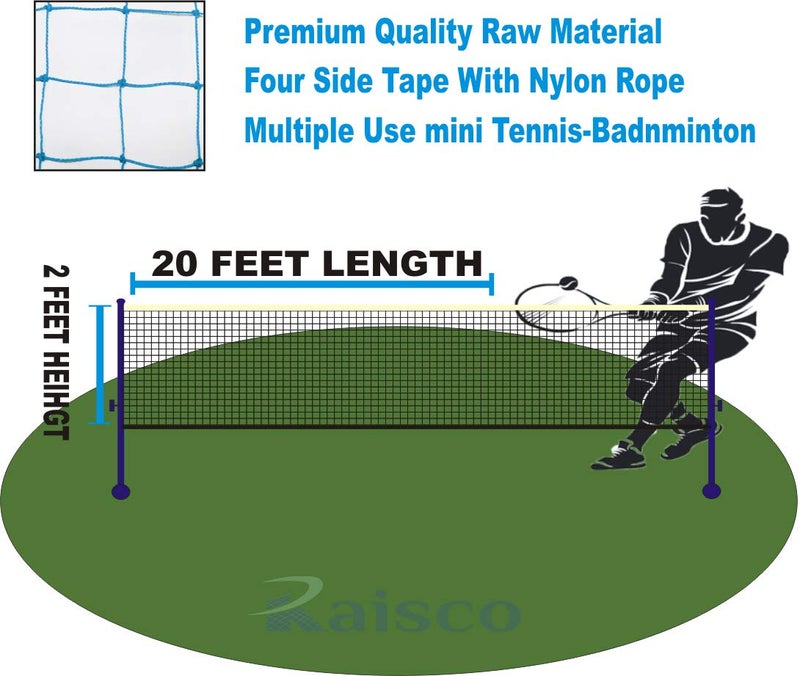 RAISCO R716F Nylon Badminton Net (Blue) - Image 5