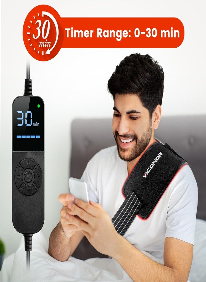 فيكونور حزام العلاج بالضوء الأحمر، العلاج بالأشعة تحت الحمراء، خرزة LED ثلاثية الوظائف، تسكين الألم، العلاج بالضوء الأحمر للكلاب، الكتف، الظهر، الركبة - Image 4