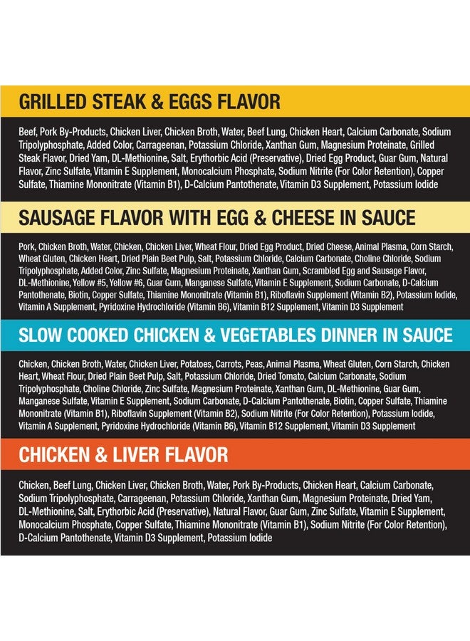 CESAR HOME DELIGHTS Adult Wet Dog Food & Classic Loaf in Sauce Breakfast & Dinner Variety Pack, (24) 3.5 oz. Easy Peel Trays - Image 2