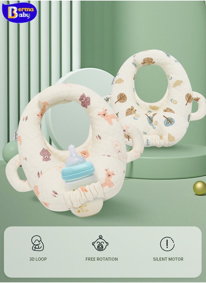 Berma Baby Baby bottle holder, newborn bottle holder, baby self-service feeding pillow, adjustable feeding pillow holder, portable newborn support pillow, maternal and child daily necessities, gifts for boys and girls  - Image 3