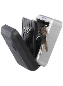 KB-Q-FSG Large Capacity Wall-Mounted Key Box Password Key Storage Box(Black)