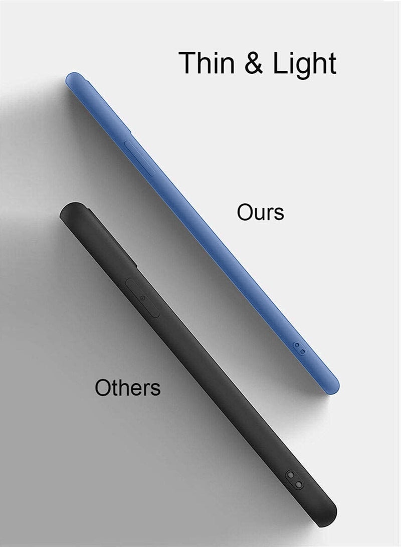 Wtech Soft Liquid Silicone Case Cover For Realme 12 Pro / 12 Pro+ / 12 Pro Plus 5G 2024 Navy Blue - Image 2