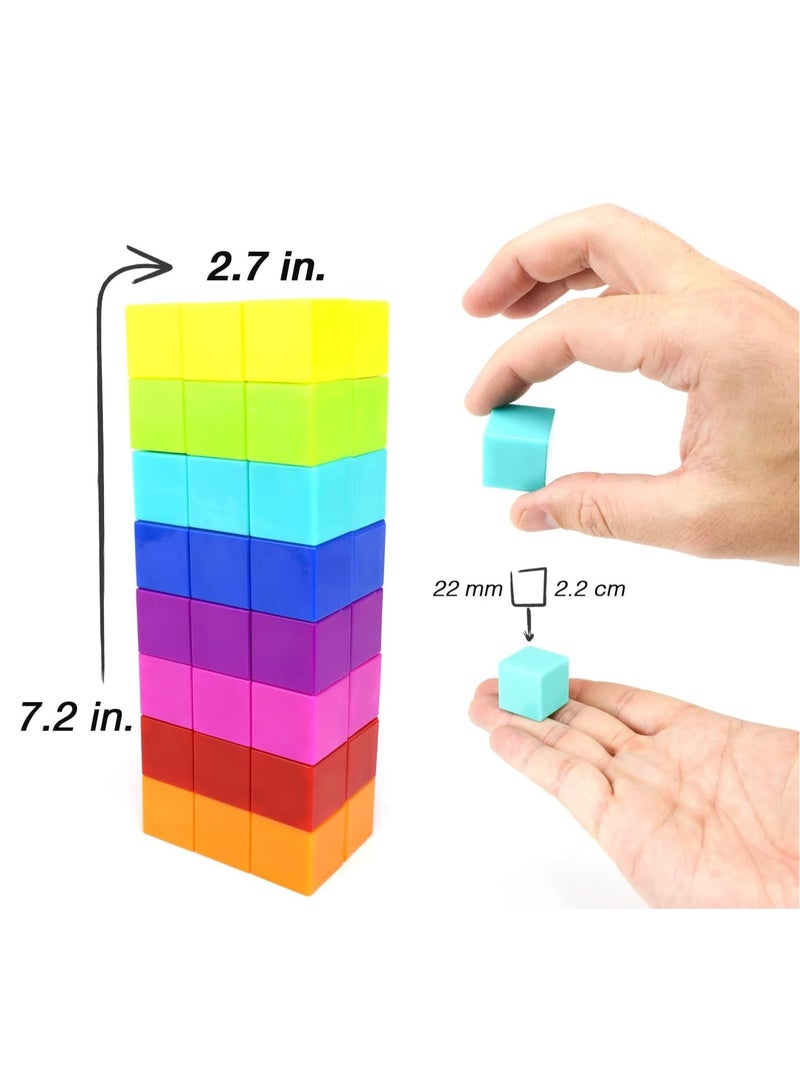 GUDOO 36PCS DigitBlocks Magnetic Building Cubes – STEM Montessori Magnet Blocks for Kids, Bright Multi-Color Educational Construction Toy Set for Boys & Girls Ages 3-9（Random Color - Image 4