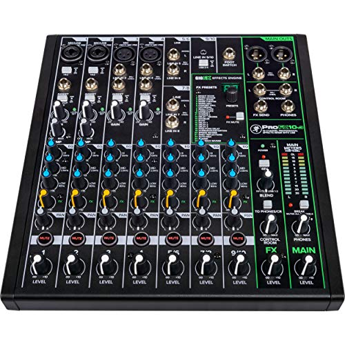 Mackie ProFX10v3 10-Channel Professional Analog Mixer with USB, Onyx Mic Preamps and GigFX Effects Engine - Image 2