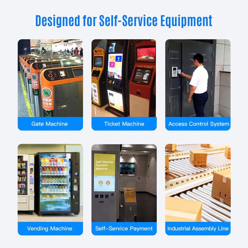 Embedded 1D 2D Barcode Scanner QR Bar Code Reader Module Scanner Wiegand Port Connection Auto Scanning for Gate Machine Tickets Checking Mobile Payment - Image 5