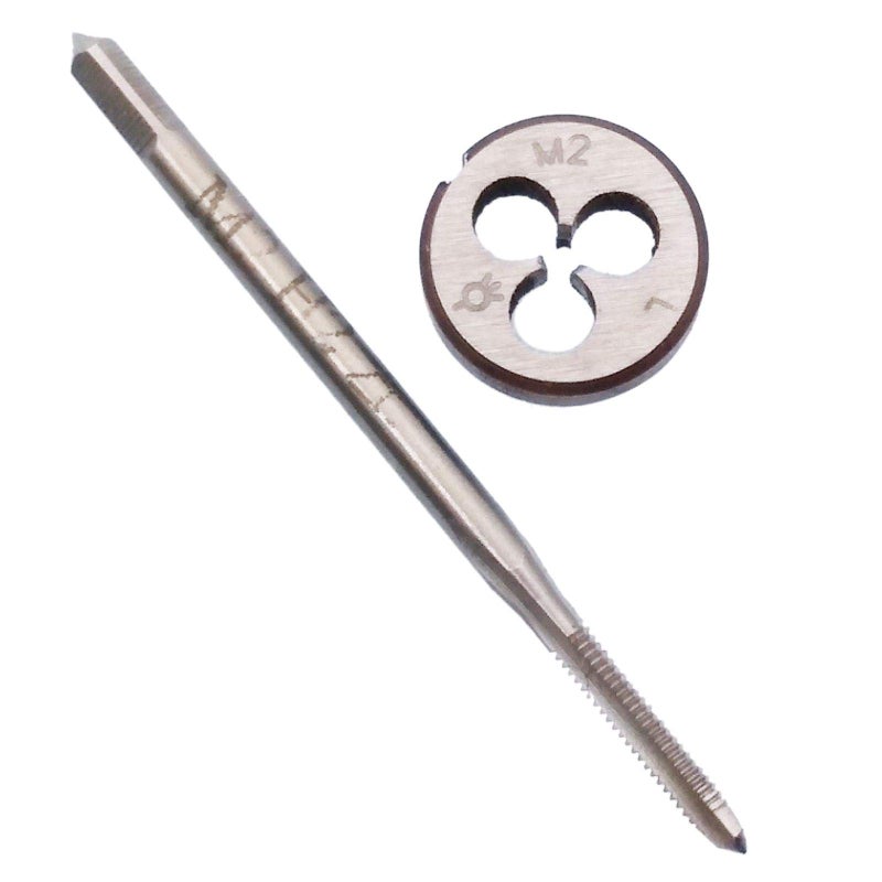 Yodaoke HSS M2 x 0.4mm Tap and M2 x 0.4mm Die Metric Thread Left Hand - Image 5