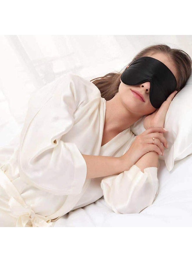 ALASKA BEAR Natural Silk Sleep Masks & Blindfold, Super-Smooth Eye mask for Sleeping (Black Constellation) - Image 4