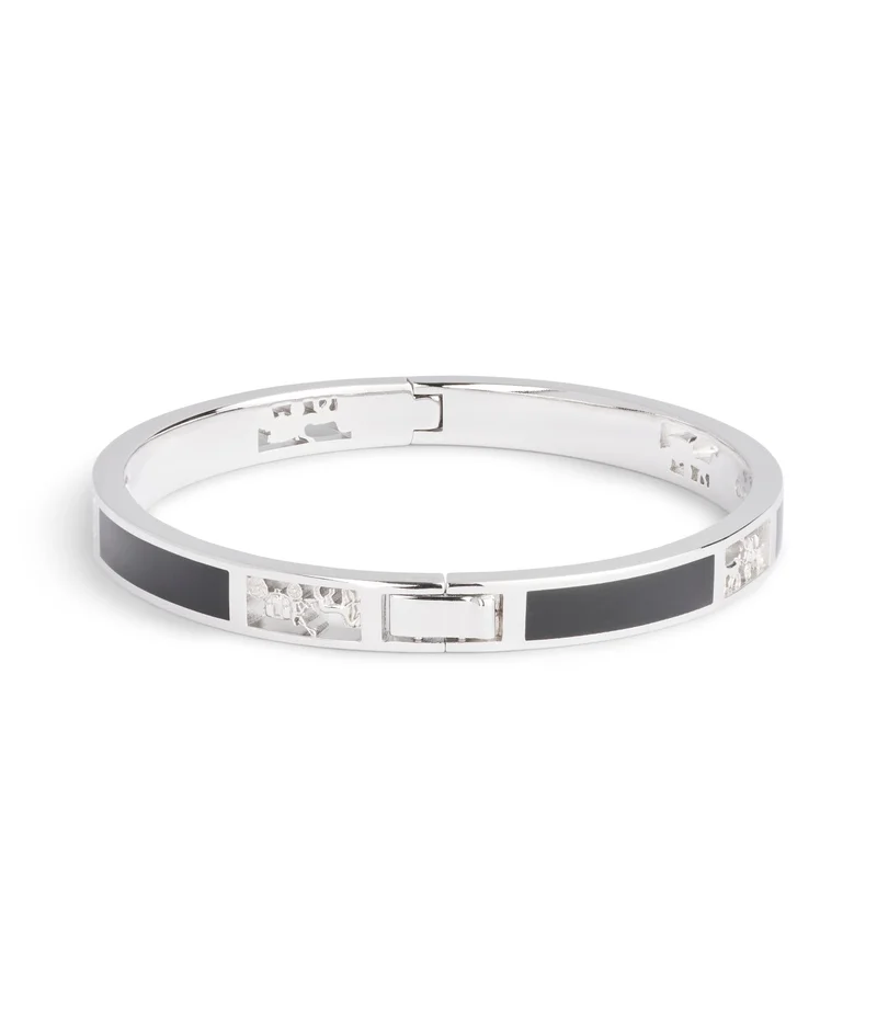 COACH Signature Horse & Carriage Cut Out Bangle Bracelet