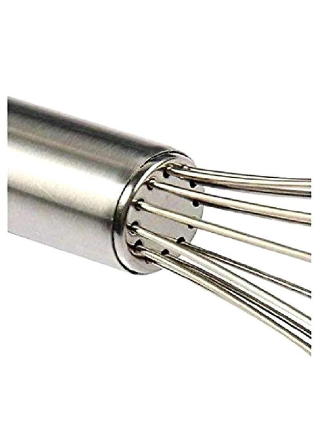 FINALITY مضرب خفق بالوني من الفولاذ المقاوم للصدأ من فيناليتي، لخفق الحليب/البيض/اللبن الرائب، 18 سم - Image 5