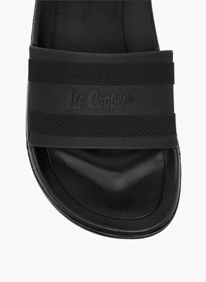 Lee Cooper BLACK Men Logo Detail Flip-Flops for Men | Best Price UAE