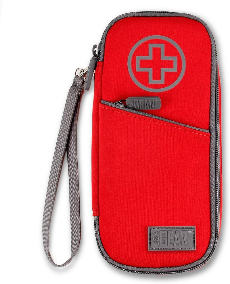 USA Gear USA GEAR Diabetic Bag - Insulin Cooler Travel Case with Insulated Interior Compatible with Insulin Pen Needles, Glucose Gel Packs, Lancet Device Kit, & More Diabetic Supplies (Ice Packs Not Included)