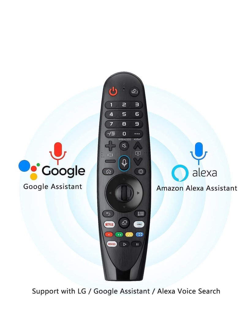 ELTRAZONE Voice Magic Remote AKB75855501 for LG AN-MR20GA AN-MR19BA Smart TV Magic Remote Replacement, with Pointer Function - Image 5