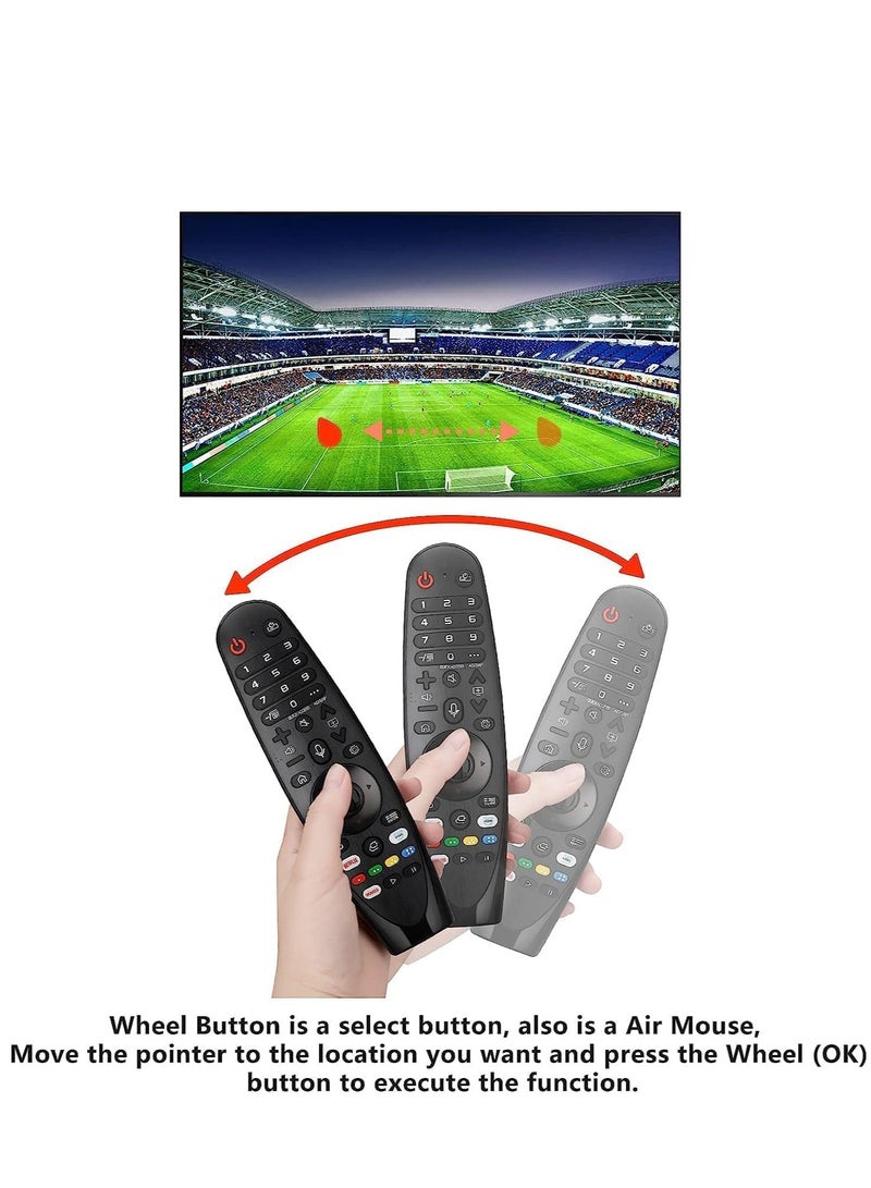 ELTRAZONE Voice Magic Remote AKB75855501 for LG AN-MR20GA AN-MR19BA Smart TV Magic Remote Replacement, with Pointer Function - Image 4