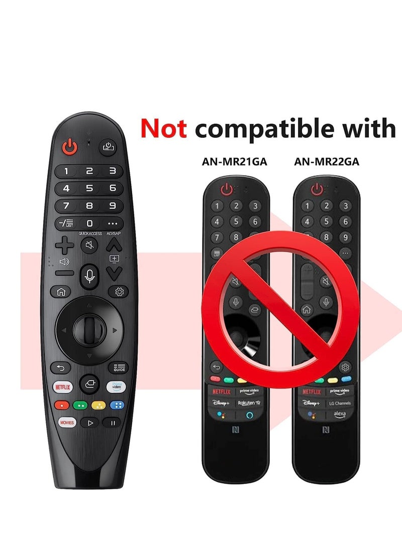 ELTRAZONE Voice Magic Remote AKB75855501 for LG AN-MR20GA AN-MR19BA Smart TV Magic Remote Replacement, with Pointer Function - Image 3