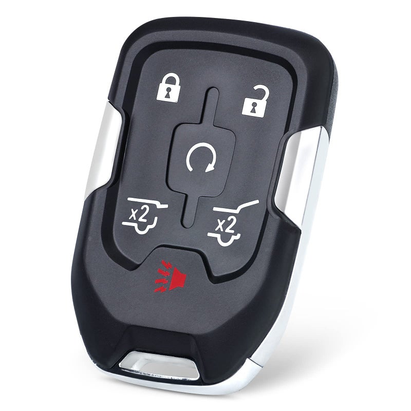Keyecu Remote Smart Key Housing Shell 6 Button for 2014 2015 2016 2017 Chevy Suburban Tahoe HYQ1AA,Empty Shells Only