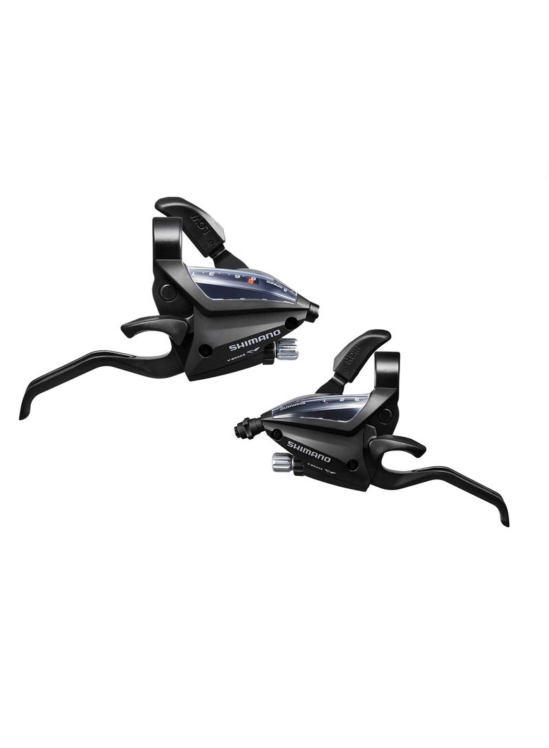 Shimano Altus ST-EF500 3×8-Speed Dual Brake/Shift Lever Set – Front & Rear