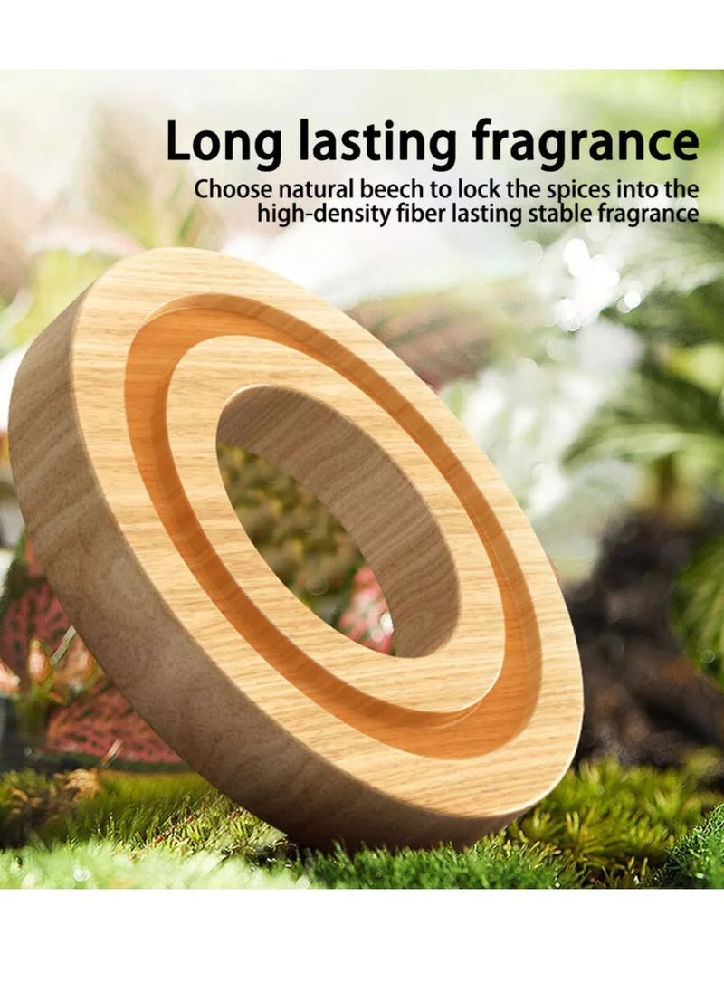 ELTRAZONE Car Air Freshener Helicopter Solar Energy Rotating Aromatherapy Aviation Al Alloy Diffuser Interior Decoration Accessories Diffuser For Car & Home Car Perfumes Relieve Stress & Air Purifier Black - Image 2