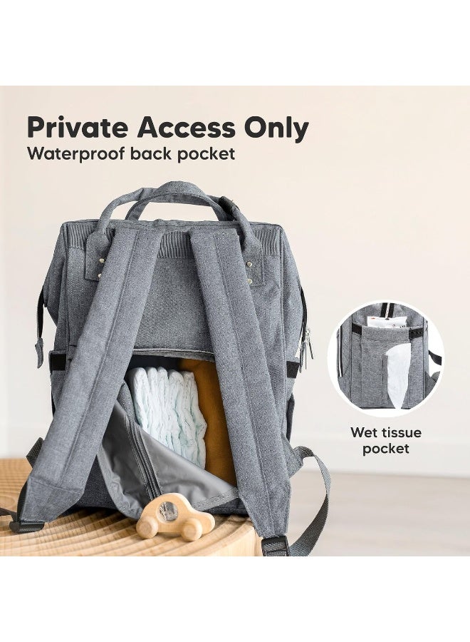 KeaBabies Diaper Bag Backpack - Multi-Function Waterproof Travel Baby Bags - Image 5