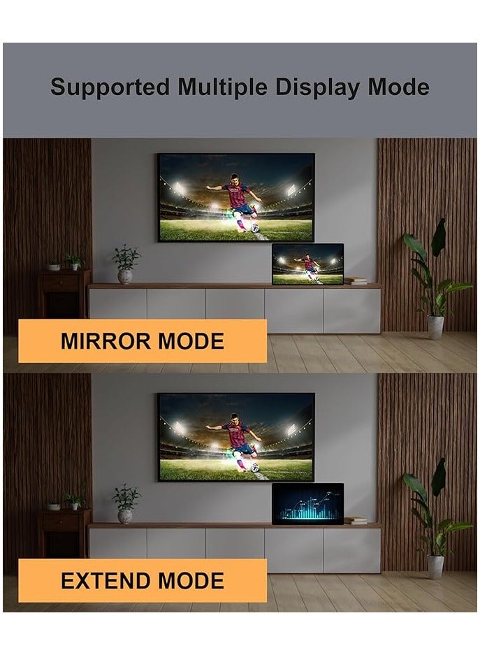 Mowsil DisplayPort Cable 2 Mtr, DP Cable 1.4, 8K@60Hz,Gold-Plated Braided High Speed Display Port Cable for Gaming Monitor, Graphics Card, TV, PC, Laptop - Image 5