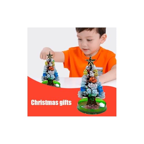 KHIZAR Magic Crystal Growing Tree Kit | DIY Science Experiment Toy for Kids | Crystal Tree for Home Decoration & School Projects | Educational STEM Activity Gift for Boys & Girls (Pack of 1 Set) - Image 3