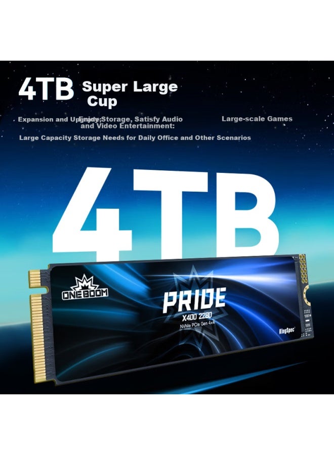 Kingspec 1tb Ssd, M.2 Interface, Pcie 4.0, Read Speed 7400mb/s, Nvme 1.4, Tlc Nand, Compatible With Desktop And Laptop, Oneboom Mengmuji - Image 2