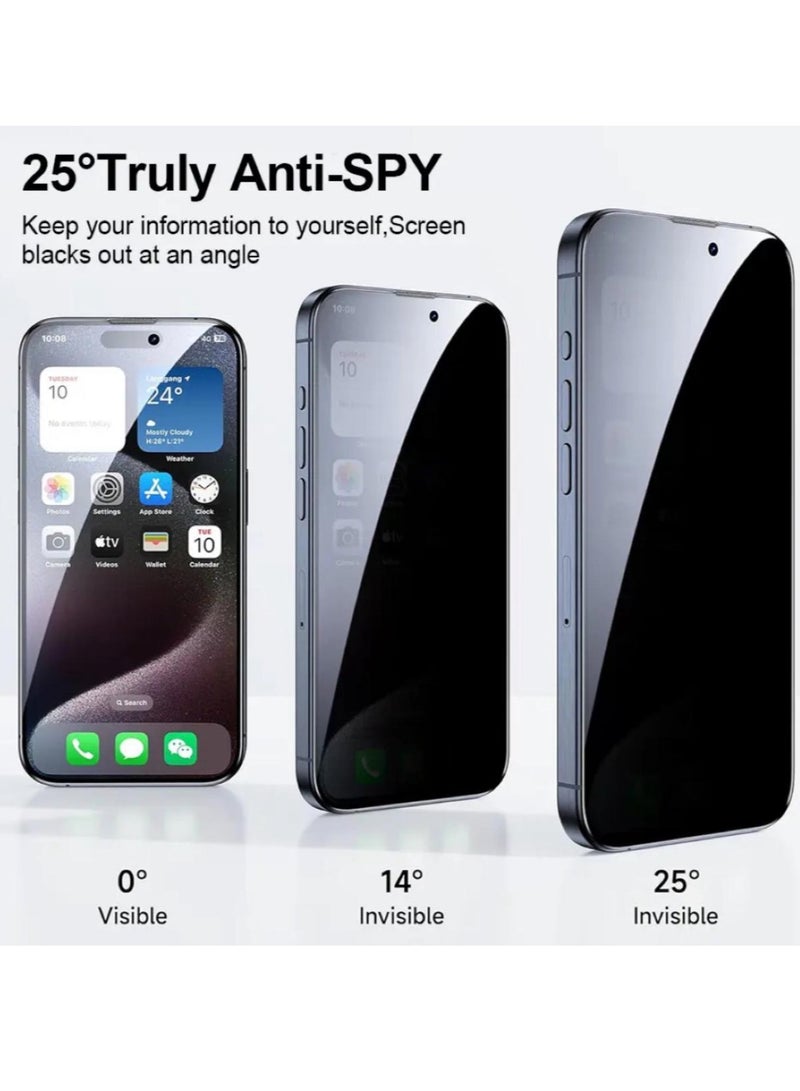 unbraded iPhone Pro Max 15 privacy screen protector - Image 2