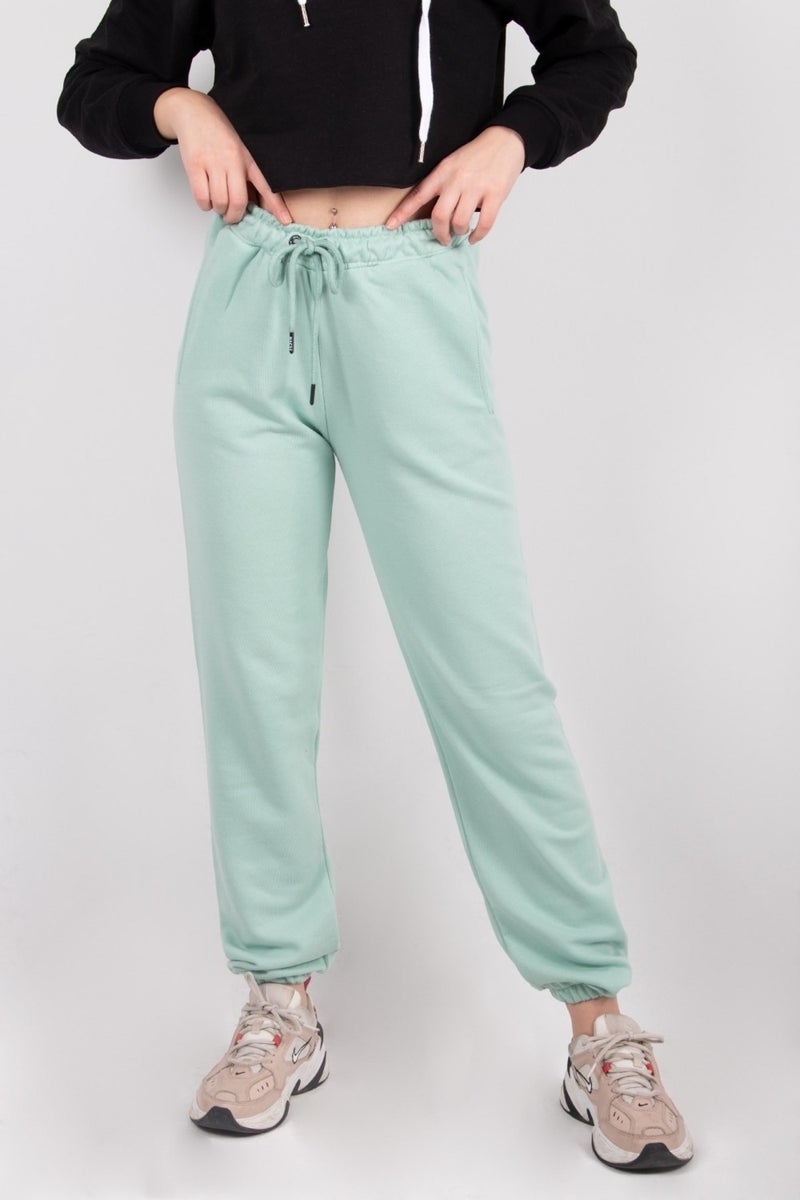 RICH سروال رياضي نسائي بأرجل مرنة وم pockets  - Image 4