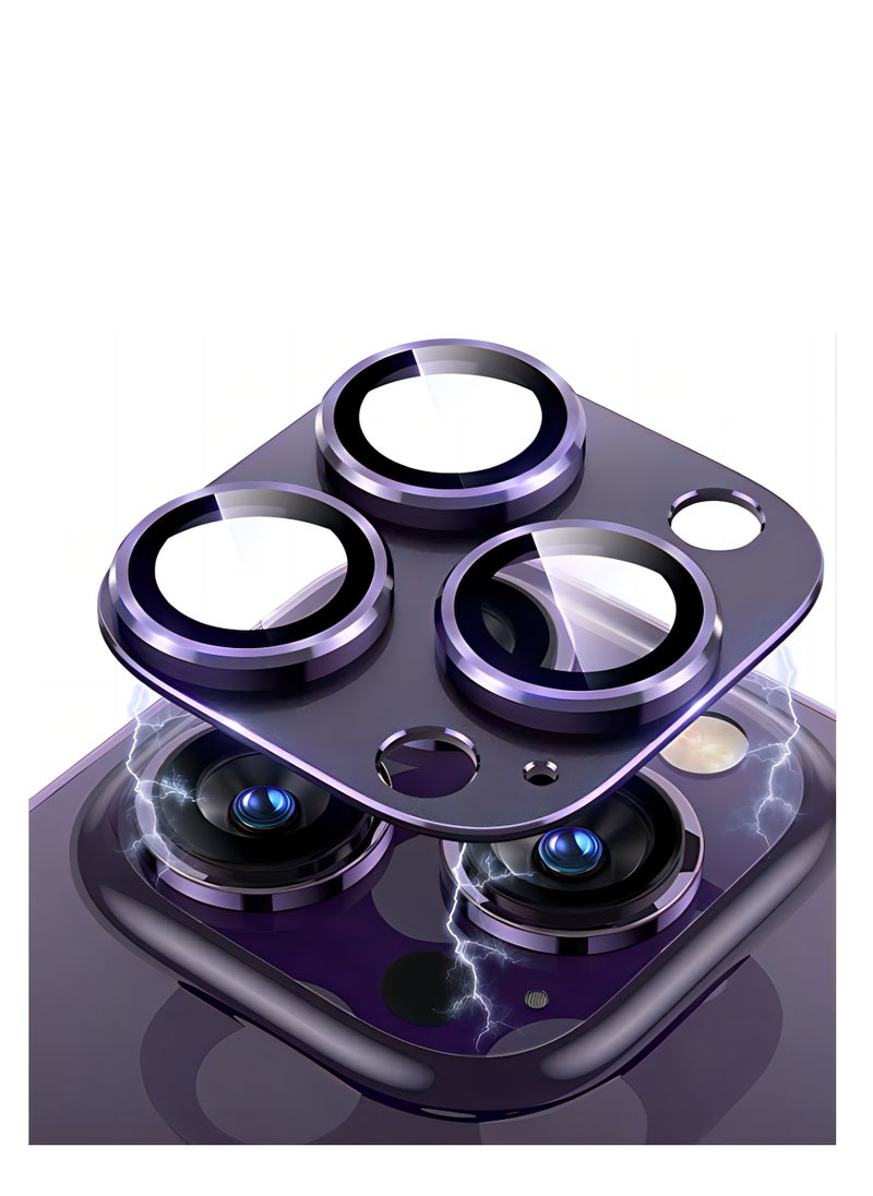 Generic - Camera Lens Protector Glass For iPhone 14 Pro/ 14 Pro max Purple - Image 1