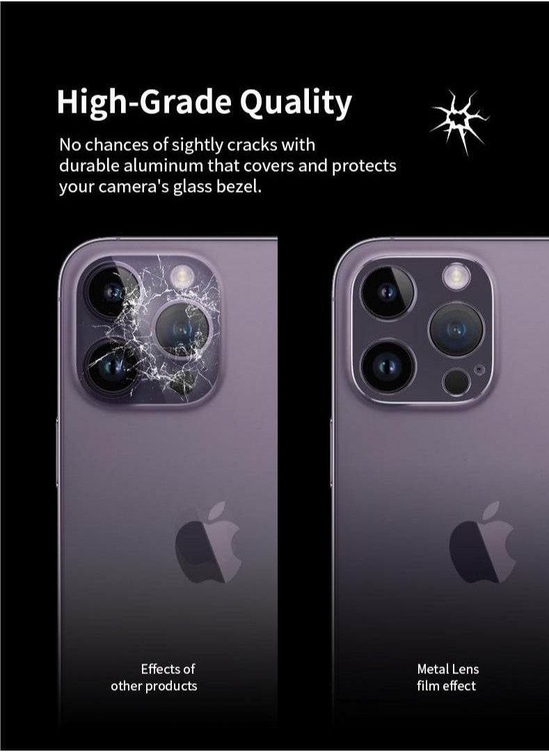 Generic - Camera Lens Protector Glass For iPhone 14 Pro/ 14 Pro max Purple - Image 1