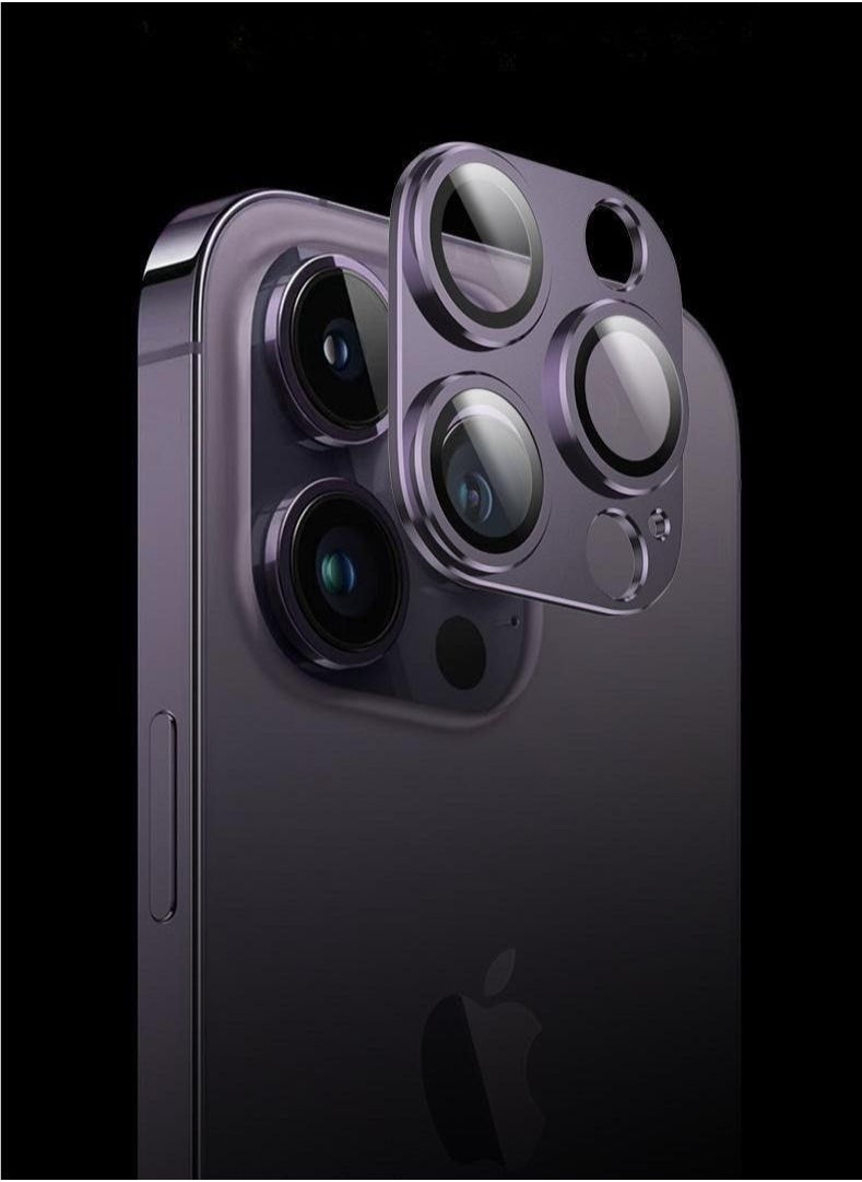 Generic - Camera Lens Protector Glass For iPhone 14 Pro/ 14 Pro max Purple - Image 1