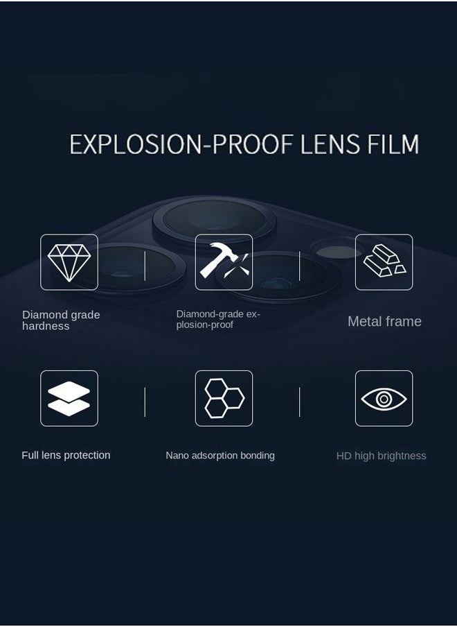 Generic - Camera Lens Protector Glass For iPhone 14 Pro/ 14 Pro max Purple - Image 1