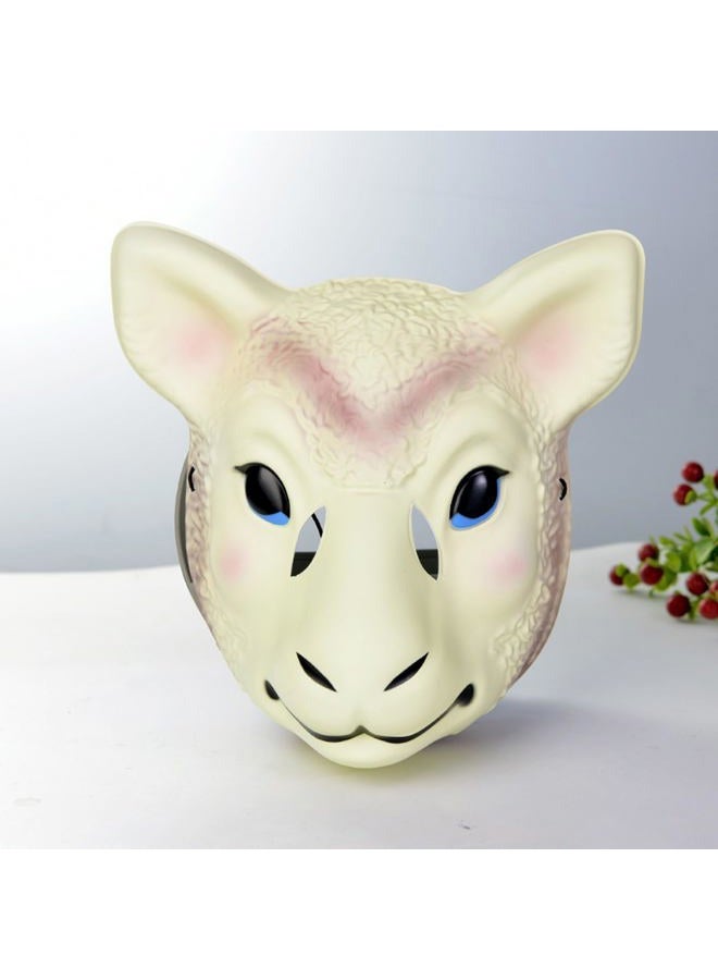 BinaryABC Halloween Goat Mask - Sheep Masquerade Animal Mask for Costume Party Accessories - Image 3
