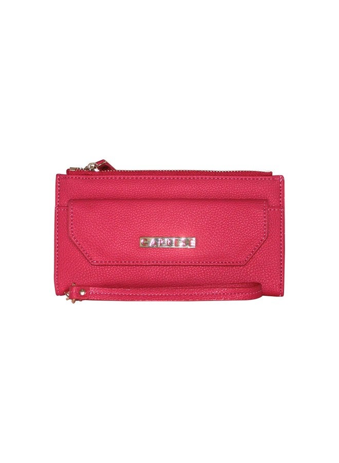 Caprese Faux Leather Womens Mia W Large Pink Ii Wallet - Image 1