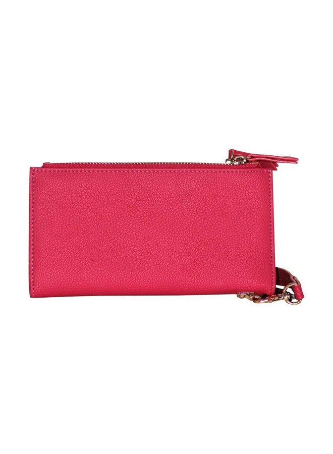 Caprese Faux Leather Womens Mia W Large Pink Ii Wallet - Image 4