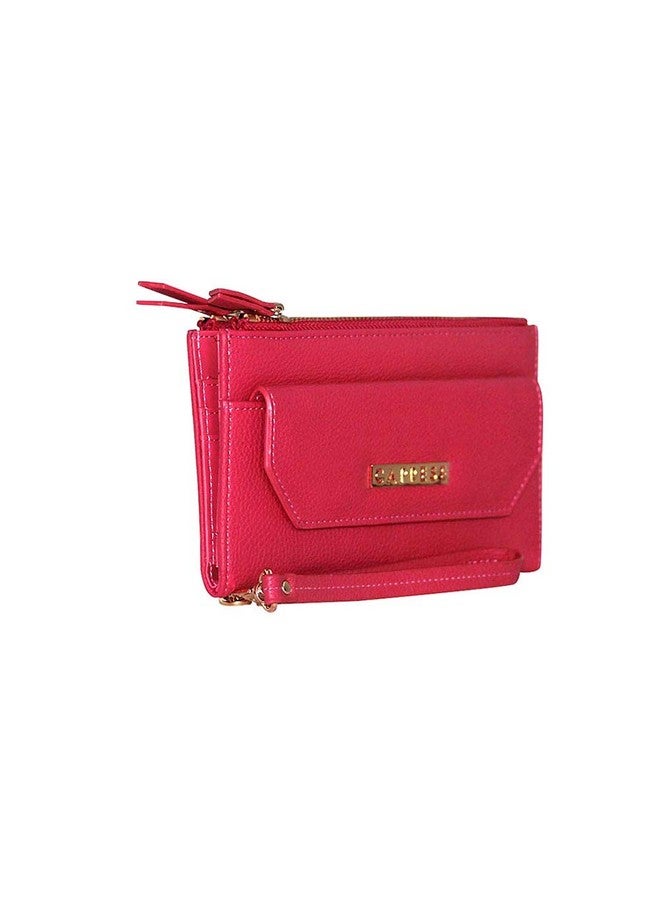 Caprese Faux Leather Womens Mia W Large Pink Ii Wallet - Image 2
