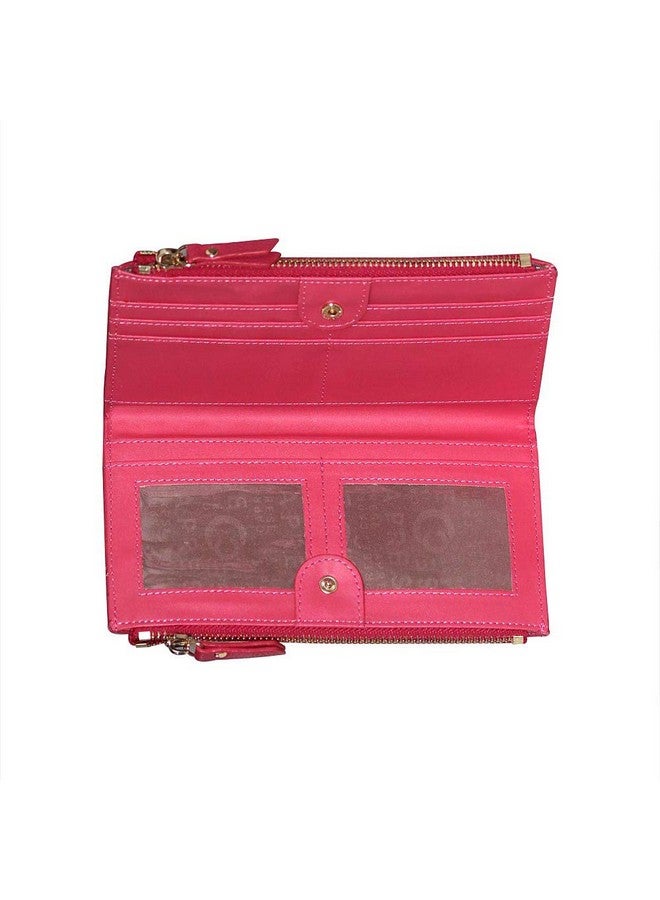 Caprese Faux Leather Womens Mia W Large Pink Ii Wallet - Image 3