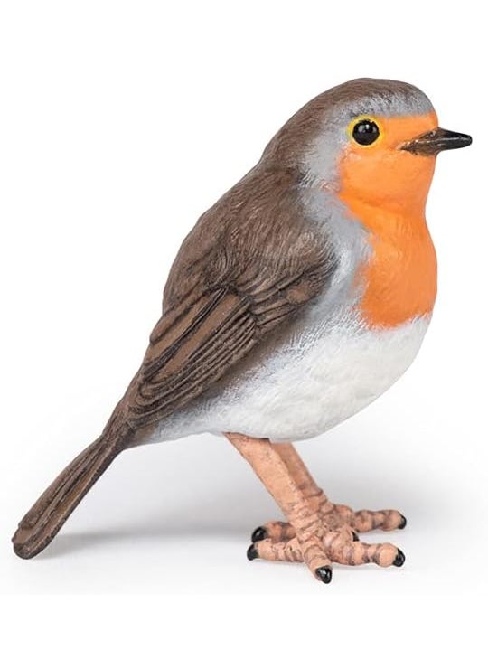 Papo Papo  Robin  Realistic Figurine  3 Years Old  Garden Animals Collection  Hand Painted  Educational Realistic Bird Toy  Faithfull Details  5 cm  Gift idea  Robin Bird Toy  Wildlife Figurine  - Image 5