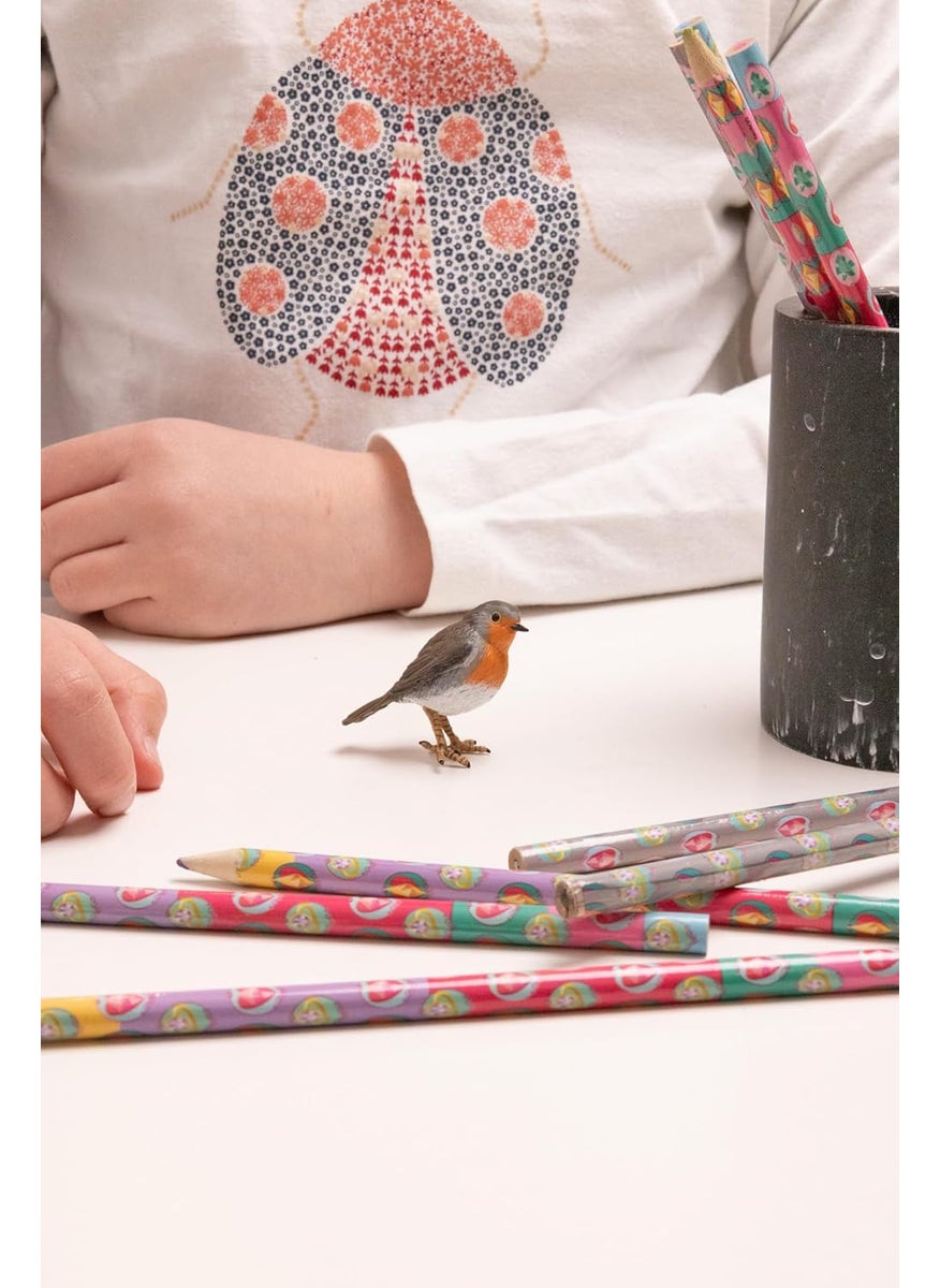 Papo Papo  Robin  Realistic Figurine  3 Years Old  Garden Animals Collection  Hand Painted  Educational Realistic Bird Toy  Faithfull Details  5 cm  Gift idea  Robin Bird Toy  Wildlife Figurine  - Image 2