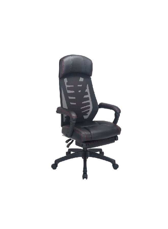 Micasa High Back Ergonomic Mesh Gaming Chair with Wheels Black 77 x 40 x 66 cm RC-3009E-C  - Image 2